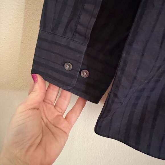 Hugo Boss Miles Sharp Fit Dress Shirt Mens Size 17.5 Plaid Business Casual Work - Picture 3 of 8